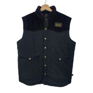 Howler Brothers Rounder Vest Large Raven Black Corduroy